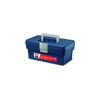 Tyag Plastic Heavy Duty Tool Box , 290 x 170 x 127mm, Blue