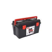 Picture of Tayg Heavy Duty Tool Box, 18inch, 44.5 x 23.5 x 23cm, Red & Black