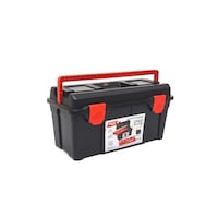 Tayg Heavy Duty Tool Box, 23inch, 58 x 28.5 x 29cm, Red & Black