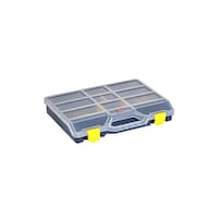 Picture of Tayg Plastic Electrical Tool Box , 37.8 x 29 x 61cm, Blue & Clear