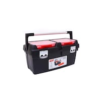 Picture of Tayg Heavy Duty Tool Box, 24inch, 60 x 30.5 x 29.5cm, Red & Black