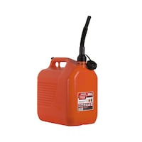 Tyag Plastic Jerrycan with Pouring Spout, 20L, Red