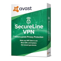 Picture of Avast Secure Line VPN Antivirus Security for 10 Devices, 1 Year Validity