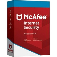Picture of McAfee Internet Security Software for 1 Device, 1 Year Validity