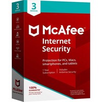 Picture of McAfee Internet Security for 3 Device, 1 Year Validity