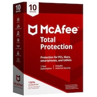 Picture of McAfee Total Protection for 10 Devices, 1 Year Validity