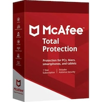 Picture of McAfee Total Protection Antivirus Security for 1 Device, 1 Year Validity