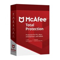 Picture of McAfee Total Protection Antivirus Security for 1 Device, 3 Year Validity