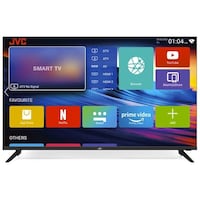 JVC 4K UHD Edgeless Smart TV with Dolby Audio, 50inch, Black