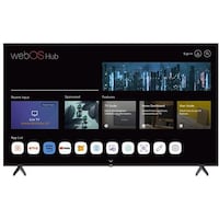 JVC 4K UHD WebOS Metal Frame TV, 85inch, Black