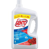 Gento Rose  Disinfectant, 4.5 Liter - Carton of 4 Pcs