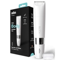 Picture of Braun Wet & Dry Body Mini Trimmer with Trimming Comb, BS 1000, White
