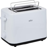 Braun Breakfast Toaster with 2 Slots, HT 1010 WH, 900 Watts, White