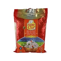 Picture of Super Chef Extra Long Grain Basmati Rice, XXXL, 5kg, Carton of 4