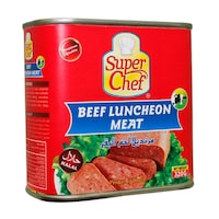 Picture of Super Chef Beef Luncheon Meat, 320g, Carton of 24