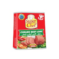Super Chef Corned Beef Loaf, 340g