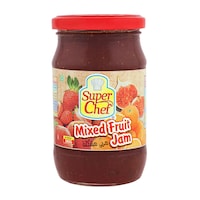 Super Chef Jam Mix Fruit with Pieces, 380g