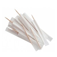 Super Touch Paper Wrapped Tooth Picks, Brown, 1000 Pcs - Carton Of 12