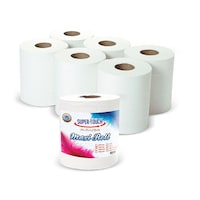Picture of Super Touch Maxi Roll, White - Carton of 6 Pcs