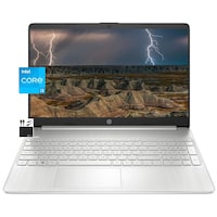 Picture of HP Dual Core Intel i3-1115G4 Laptop, 16GB RAM, 512GB SSD, 2022, 15.6inch, Silver (2022)