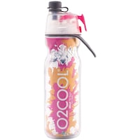 Picture of O2Cool Double Wall Slapsh Design Mist 'N Sip Water Bottle, 567Ml
