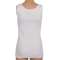 Dunia Solid Scoop Neck Camisole, TCL1, White