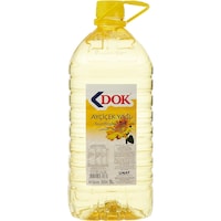 DOK Pure Turkish Sunflower Oil, 5L - Carton of 4