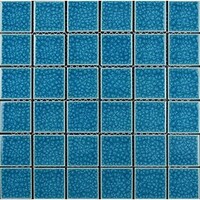 Picture of Moscycle Ceramic Swimming Pool Mosaic Tiles, 650855, Blue - Carton of 22 (2sqm)