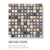 Picture of Ceramic Cuboid Mosaic Tiles, MCC621322N, Porcelain Blue - Carton of 22 (1.98sqm)