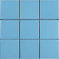 Picture of Moscycle Ceramic Swimming Pool Mosaic Tiles, 690555, Light Blue - Carton of 22 (1.62sqm)