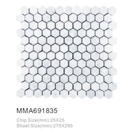 Picture of Marble Mosaic Tiles, MMA691835 - Carton of 18 (1.4sqm)