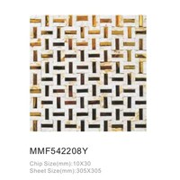 Picture of Marble Mosaic Tiles, MMF542208Y, Beige - Carton of 11 (1.02sqm)