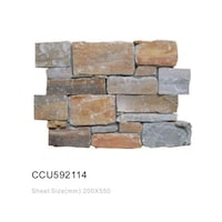 Cladding Stone Tiles, CCU592114 - Carton of 4 (0.44sqm)
