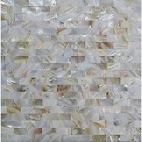 Picture of Moscycle Natural Mother of Pearl Mosaic Tiles, MBS623214 - Carton of 20 (1.9sqm)