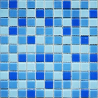 Picture of Roman Glass Swimming Pool Mosaic Tiles, MGS253111, Blue - Carton of 22 (2sqm)