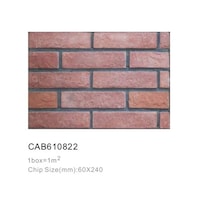 Cladding Stone Tiles, CAB610822, Brown - Carton of 57 (1sqm)