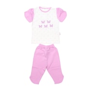 Pancy Butterfly Design Cotton Baby Girl Shirt & Pant