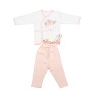 Pancy Cloud & Milk Bottle Design Cotton Baby Shirt & Pant