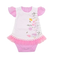 Pancy Flower & Frock Design Cotton Baby Girl Romper