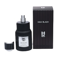 HSK Paris Max Black Eau De Parfum for Unisex, 100ml