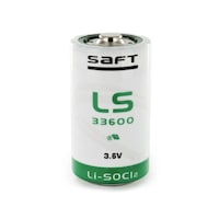 Picture of Saft Lithium Thionyl Chloride Battery, LS33600, 3.6V
