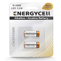 Picture of Energycell LR1 AM-5 N Alkaline Battery, 1.5V - Pack of 20