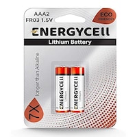 Picture of Energycell FR03 AAA Lithium Battery, 1.5V - Pack of 2