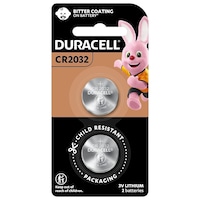 Picture of Duracell Cr2032 3V Lithium Button Batteries - Pack of 2