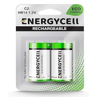 Picture of Energycell HR14 C 1.2V Rechargeable Battery, 3000mAh - Pack of 2
