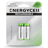 Picture of Energycell HR3 AAA 1.2V Rechargeable Battery, 1000mAh - Pack of 2
