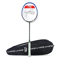 Li-Ning Wind Lite 800 Racket with Cover, Dark Grey & Blue