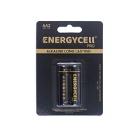 Picture of Energycell Pro LR6 AM-3 AA Size 1.5V Alkaline Battery, 2300mAh - Pack of 2