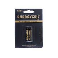 Picture of Energycell Pro LR03 AM-4 AAA Size Alkaline Battery, 1.5V - Pack of 2