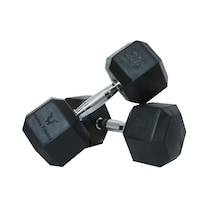 Picture of Harley Fitness Premium Rubber Coated Hex Dumbbells Pair, 20kg